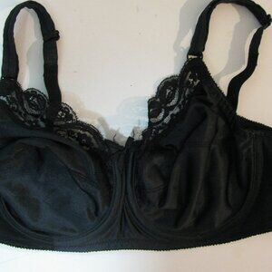 ** 2/$15 Playtex Bra 34 D Black Underwire No Padding